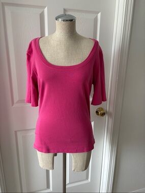 Chico’s Pink woman’s top size 1